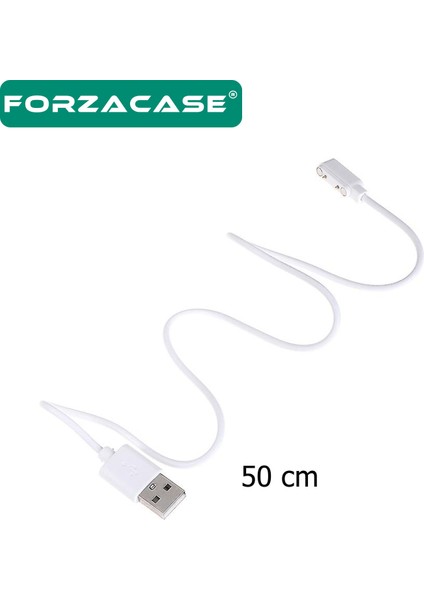 2 Pin 7.62 mm Konnektör Akıllı Saatler Için Manyetik Şarj Kablosu - FC017 modelleri