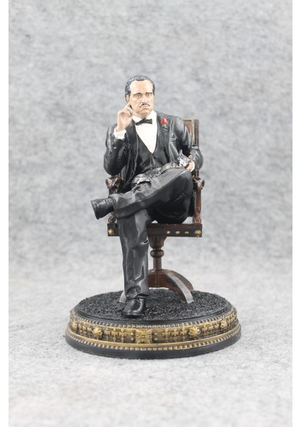 Pwul Works The Godfather ( God Father ) Marlon Brando / Don Corleone Büst / Figür Diorama 18CM Boyut