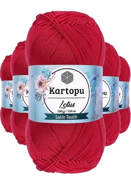 5 Adet Lotus Bikini Büstiyer Bluz Örgü Ipi K141 Fuşya