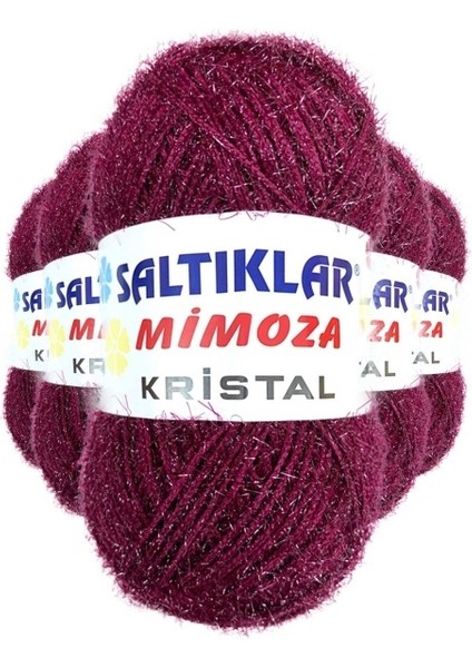 5 Adet Mimoza Kristal Işıltılı Şal Patik Yelek Ipi 26