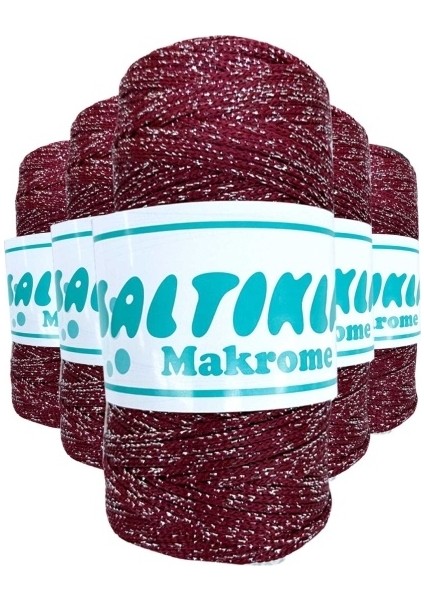 5 Adet Polyester Simli Makrome Ipi SG-1560