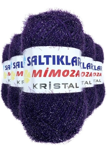 5 Adet Mimoza Kristal Işıltılı Şal Patik Yelek Ipi 109