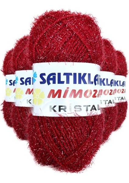 5 Adet Mimoza Kristal Işıltılı Şal Patik Yelek Ipi 24