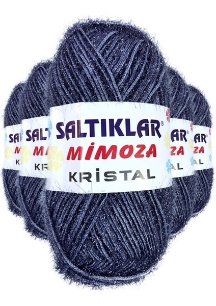 5 Adet Mimoza Kristal Işıltılı Şal Patik Yelek Ipi 36