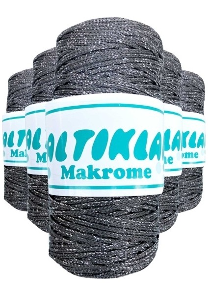 5 Adet Polyester Simli Makrome Ipi S-420