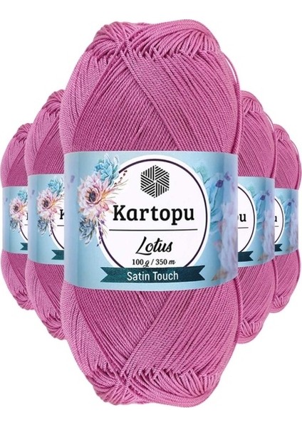 5 Adet Lotus Bikini Büstiyer Bluz Örgü Ipi K775 Leylak