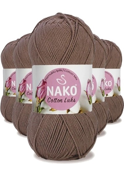 5 Adet Cotton Lüks Yelek Tunik Kazak Bluz Hırka Ipi Yünü Toprak 97583