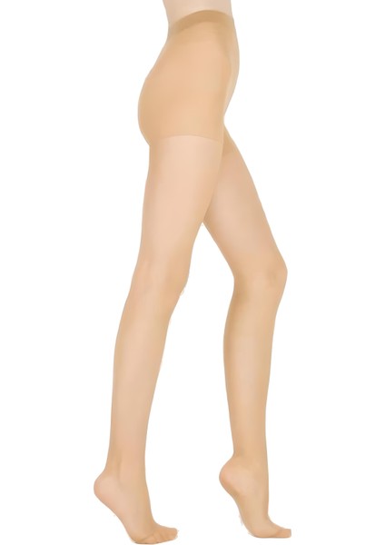 Kadın Külotlu Çorap 20 Den Ince Burnu Takviyeli Dayanıklı Mat Müjde -