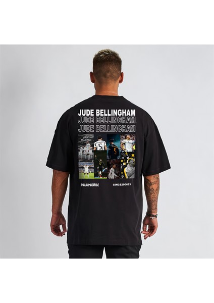 Jude Bellingham Ön ve Sırt Baskılı Pamuklu Oversize Tshirt
