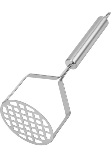 Patates Ezeceği Püre Yapıcı Lüks Paslanmaz Metal Patates Ezici 26 cm