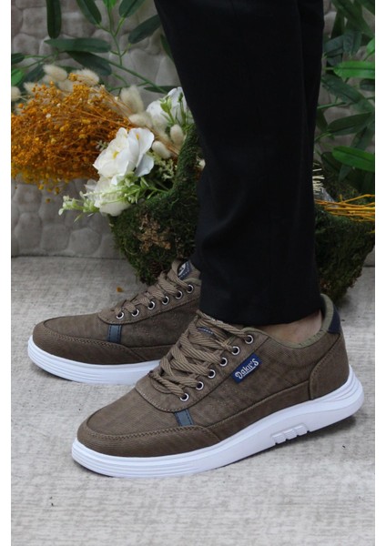 Dks 2038 Vizon Hafif Rahat Keten Sneaker Erkek Ayakkabı modelleri