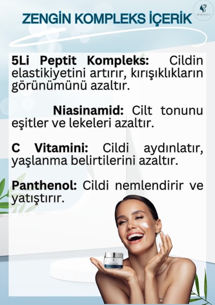 Aydınlatıcı Yaşlanma Karşıtı Krem - 5'li Peptit