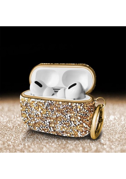 Apple Air Pods Pro 2. Nesil Kılıf Taşlı Parlak Lüks Stone Mira Case modelleri