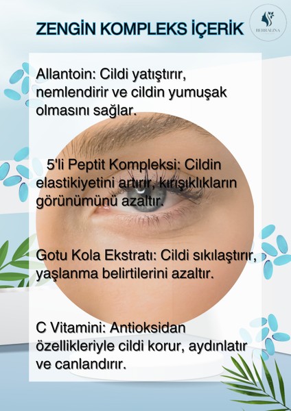 Göz Çevresi Bakım Serumu-5 Li Peptit/arbutin fırsatları
