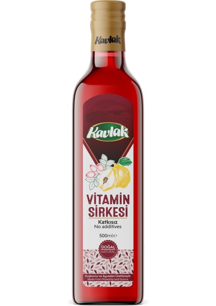 Doğal Vitamin Doğal Fermantasyon Detox Sirke 500ML