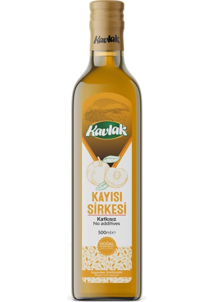 Doğal Kayısı Doğal Fermantasyon Detox Sirke 500ML