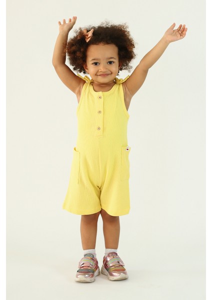 Kız Çocuk Nakışlı Basic Tulum fiyatları