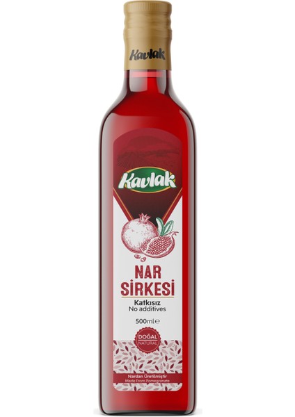 Doğal Nar Doğal Fermantasyon Detox Sirke 500ML