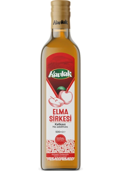 Kavlak Kuruyemiş Doğal Elma Doğal Fermantasyon Detox Sirke 500ML