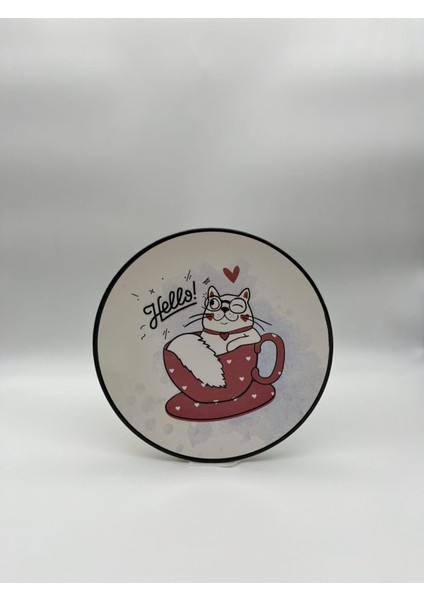 Sevimli Patiler Serisi Pasta Tabağı 20CM