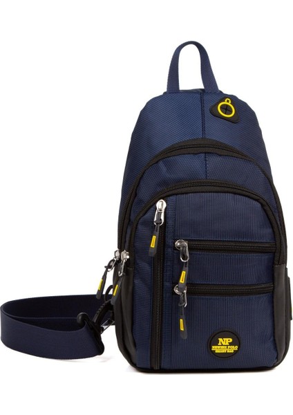 Lacivert Qatro Unisex Çapraz Çanta
