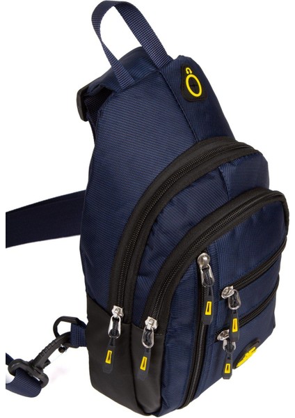 Lacivert Qatro Unisex Çapraz Çanta