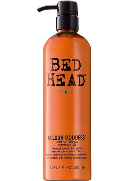 Tıgı Bed Head Colour Goddess Boyalı Saçlar Için Besleyici Parlaklık Şampuanı 400ML