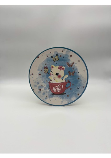 Sevimli Patiler Serisi Pasta Tabağı 20CM