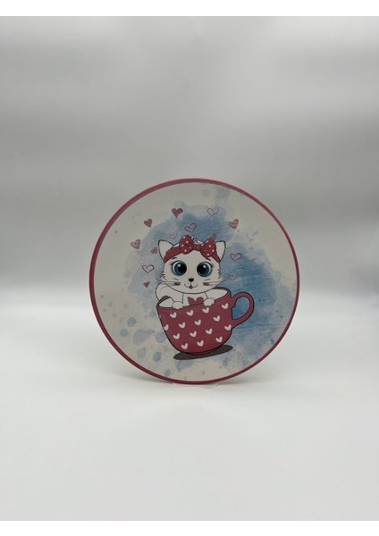 Sevimli Patiler Serisi Pasta Tabağı 20CM