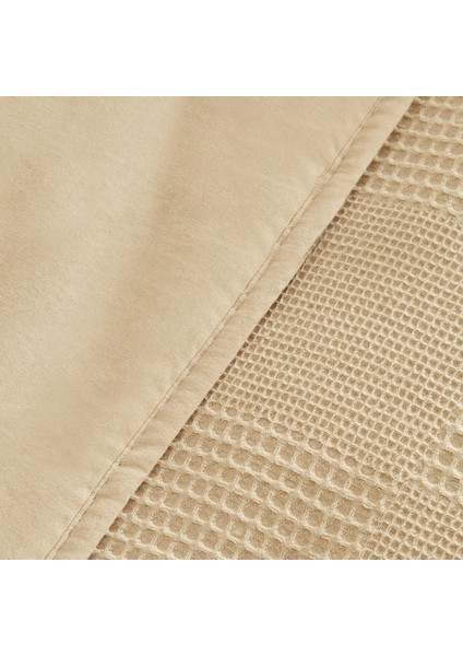 Perios Çift Kişilik Fırfırlı Spring Comfort Bej