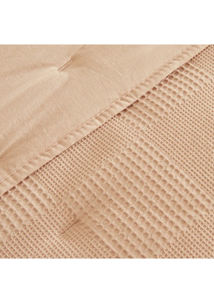 Perios Çift Kişilik Fırfırlı Spring Comfort /Uyku Seti Somon