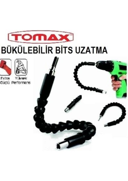 Esnek Matkap Ucu Bits Uzatma Bükülebilir Güçlü, Dayanıklı, Kullanışlı El Aleti Parçası