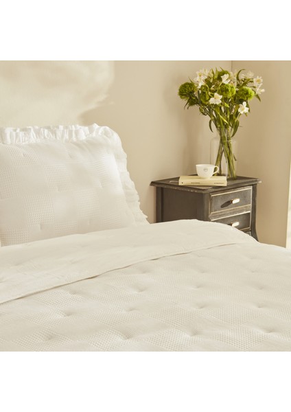 Perios Çift Kişilik Fırfırlı Spring Comfort /Uyku Seti Beyaz indirimleri