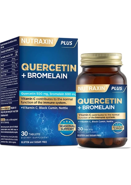 Quercetin + Bromelain 30 Tablet