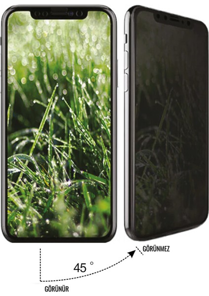 Apple iPhone 15 Pro Max Privacy Şeffaf Ekran Koruyucu