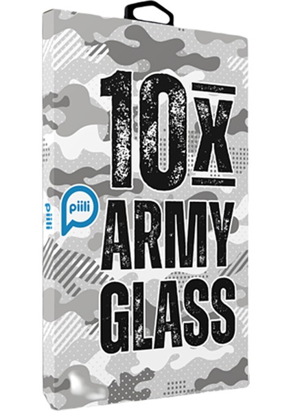 Apple iPhone 15 Plus ve 14 Pro Max 10X Army Glass Şeffaf Ekran Koruyucu