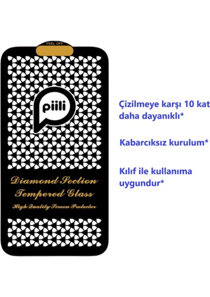 Apple iPhone 15 Plus ve 14 Pro Max 10X Army Glass Şeffaf Ekran Koruyucu
