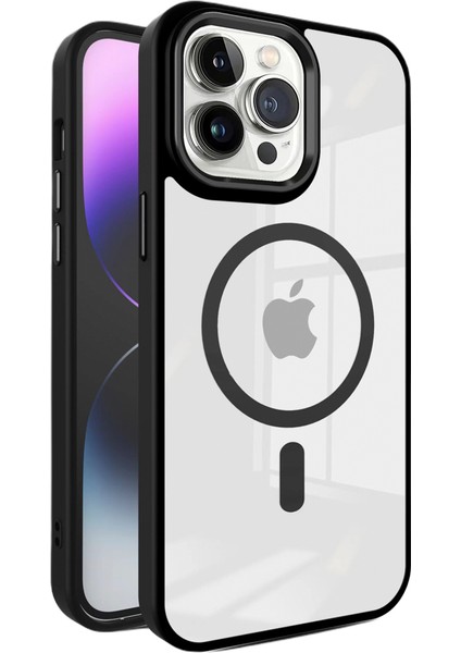 Apple iPhone 15 Pro Max Focus Magsafe Parlak Silikon Kılıf