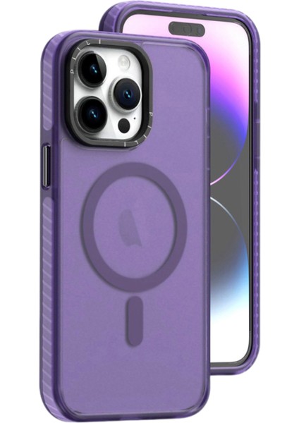 Apple iPhone 14 Pro Ikon Mor Magsafe Kılıf