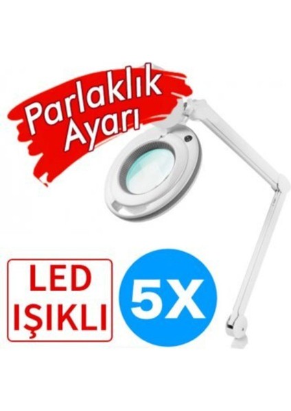 Tekno Trust 0 - 250 Watt Loop Lamba Ayaklı 5x LED Işıklı Büyütecli 2 Yıl