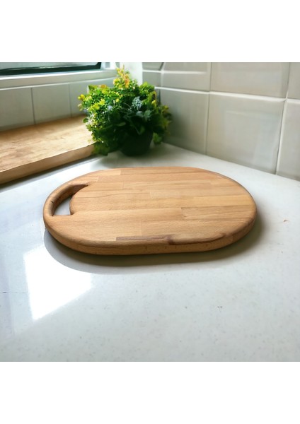 Ahşap Kesme Tahtası Masif Panel Kayın 40*29*3