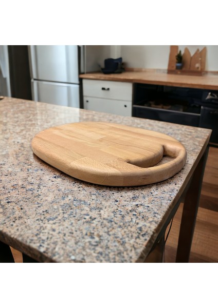 Ahşap Kesme Tahtası Masif Panel Kayın 40*29*3