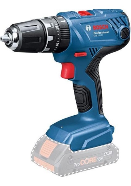 Tekno Trust Aküsüz Gsb 18V-21 Akülü Darbeli Vidalama Solo Makina (Akü Yoktur.) Şarjlı Tornavida Darbeli 18 Volt