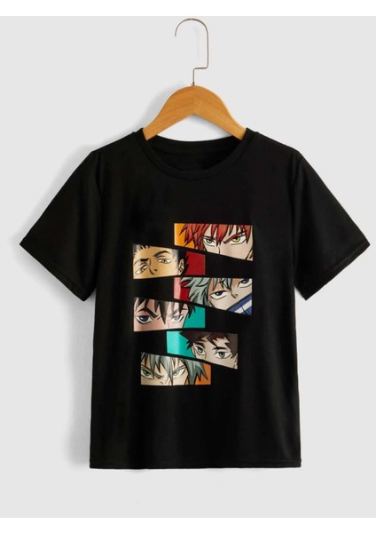 Rahat Kalıp Pamuklu Fendrom Baskılı Çocuk T-Shirt