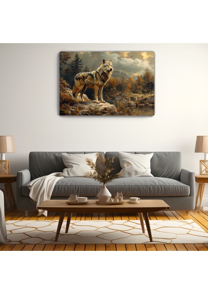 Bozkırın Ruhu Kanvas Duvar Tablosu - Ev Salon Koridor Oturma Odası Ofis Dekorasyonu indirimleri