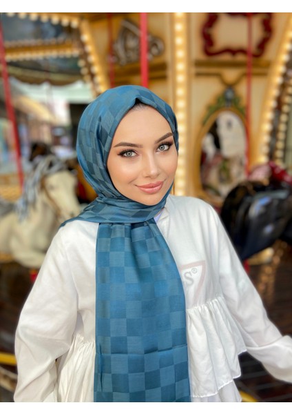 Dama Desen Pamuk Jakar Şal