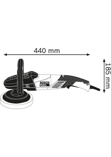 Gpo 14 Ce Professional Polisaj Makinesi - 0601389000 Elektrikli 1400 Watt