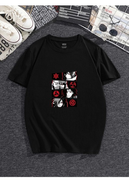 Kırmızı Anime Oversize Tshirt
