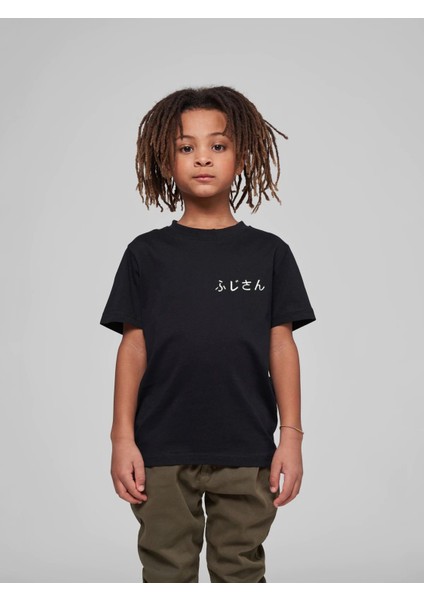 Çocuk Oversize Fujı Pamuklu Bisiklet Yaka Tişört fiyatları