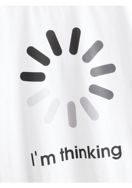 Rahat Kalıp Pamuklu Thıngkıng Baskılı Çocuk T-Shirt fiyatları